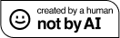 'Created by a human not by AI' badge